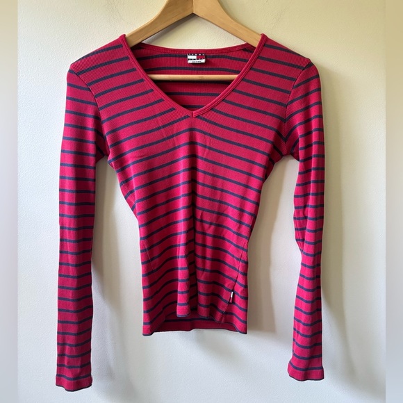 Tommy Hilfiger Striped Long Sleeve Top - Picture 1 of 9
